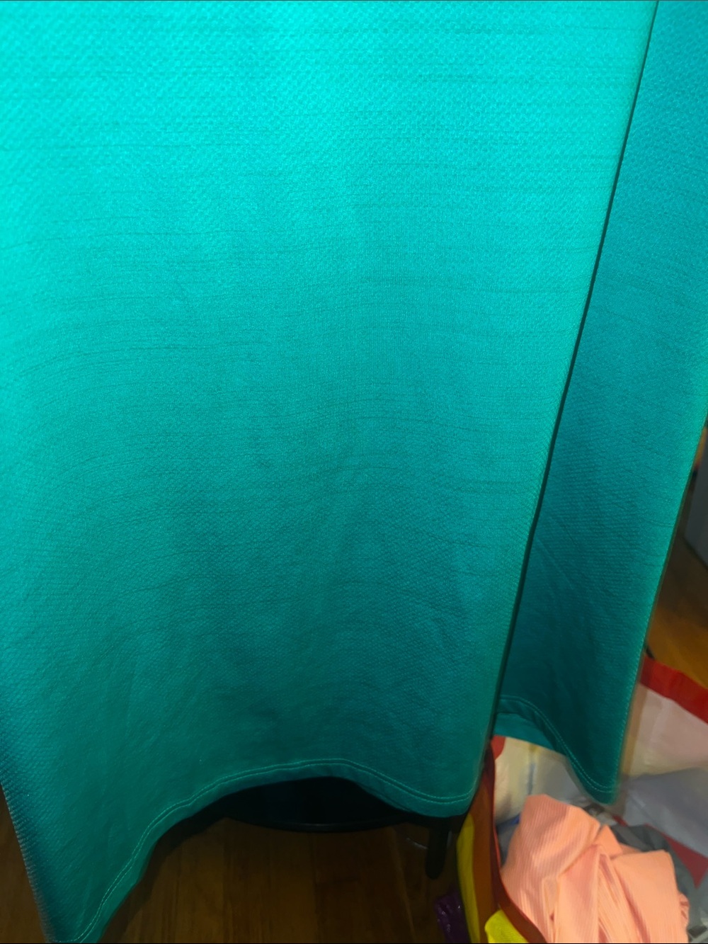 Men's Teal Short-Sleeve Polo Shirt - Picture 2 of 4